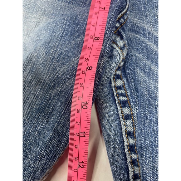 American Rag Cie Skinny Jeans Womens small Wash Raw Hem Low Rise Denim - Picture 6 of 12